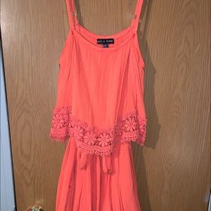 Peach Romper